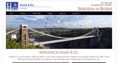 Desktop Screenshot of hooleandco.co.uk