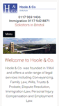 Mobile Screenshot of hooleandco.co.uk